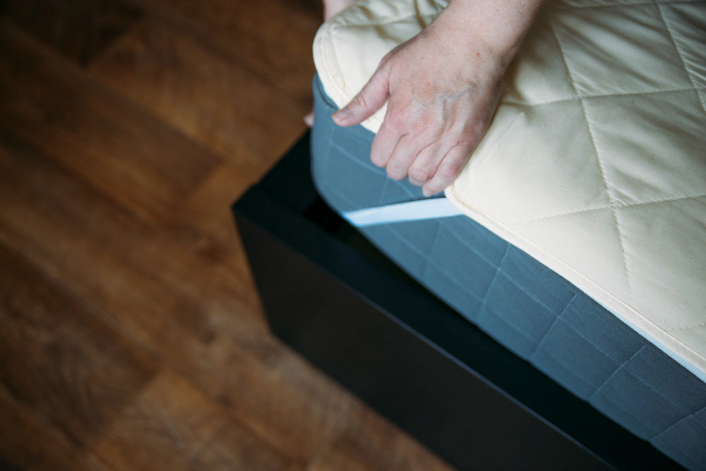 unboxing mattress in a box